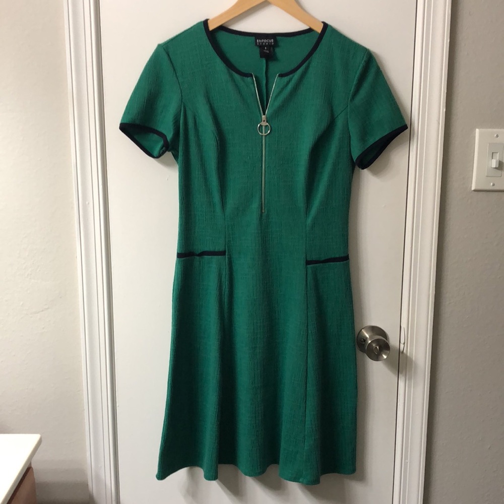 Women’s green dress